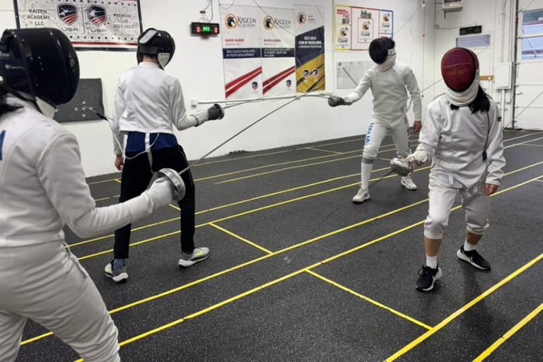 Fencers In Kaizen Academy'S Main Location